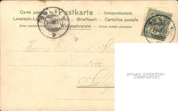 Blumen Postkarte mit Blumenduft Gedicht – Bild 2