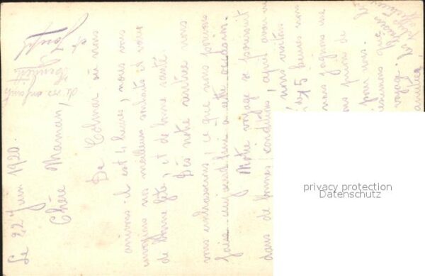 Verlag DIX Paris Nr. 1546 Veilchen Bonne Fete – Bild 2