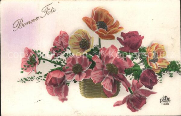 Blumen Anemonen Verlag-DEDE-Paris-Nr. 1090