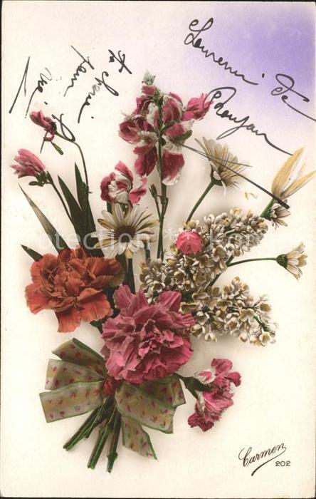 Blumen Nelken Margeriten Verlag-Carmen-Nr. 202