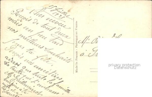 Verlag DEDE Paris Nr. 986 Rosen Bonne Fete – Bild 2