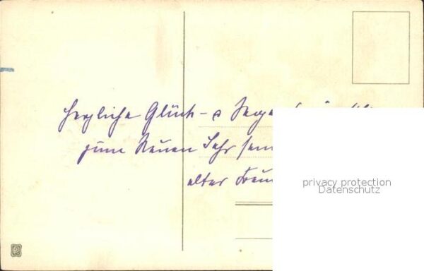 Neujahr Blumen Litho – Bild 2