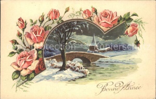 Rosen Neujahr Brücke