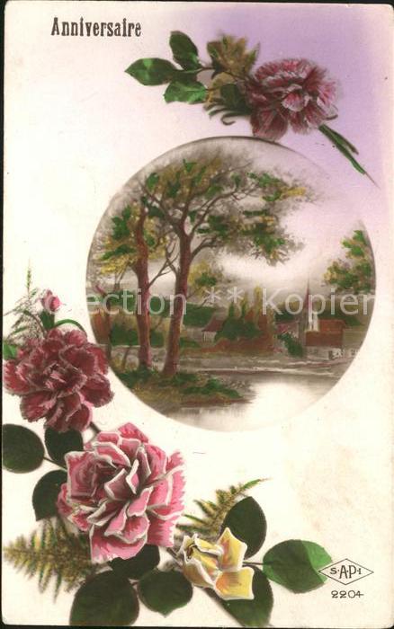 Verlag SAPI Paris Nr. 2204 Rosen Anniversaire