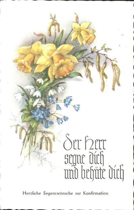 Konfirmation Narzissen Schneeglöckchen Vergissmeinni