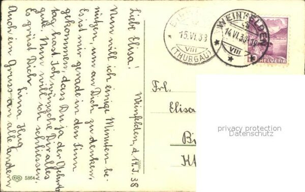 Geburtstag Rosen Litho Verlag-EAS-Nr. 5864 – Bild 2