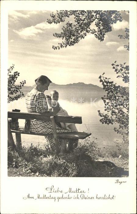 Muttertag Mutter Baby Foto-Begro-Nr. 5299