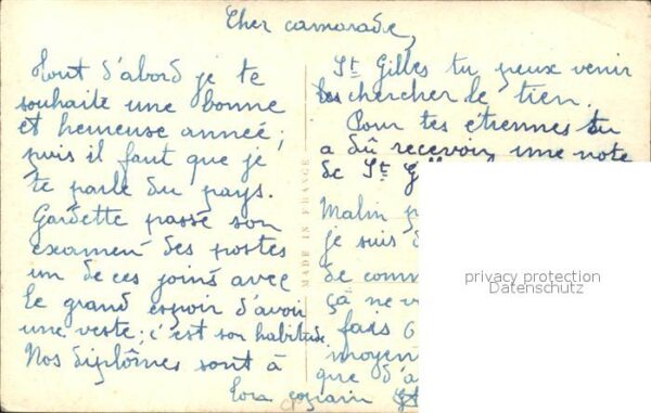 Verlag CP Nr. 632 Rosen Neujahr – Bild 2