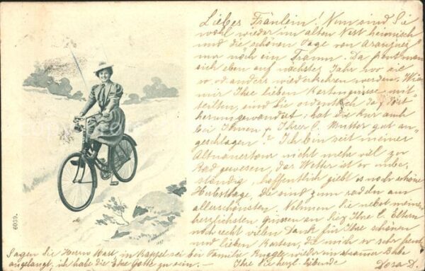 Fahrrad Frau