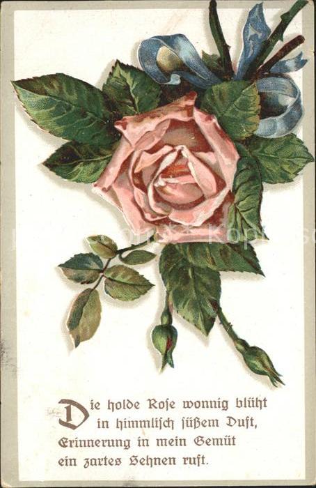 Rosen Gedicht Litho
