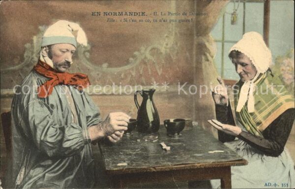 Gesellschaftsspiele Domino En Normandie