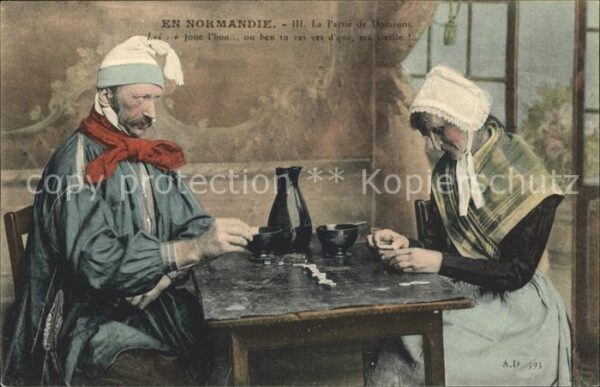 Gesellschaftsspiele Domino En Normandie