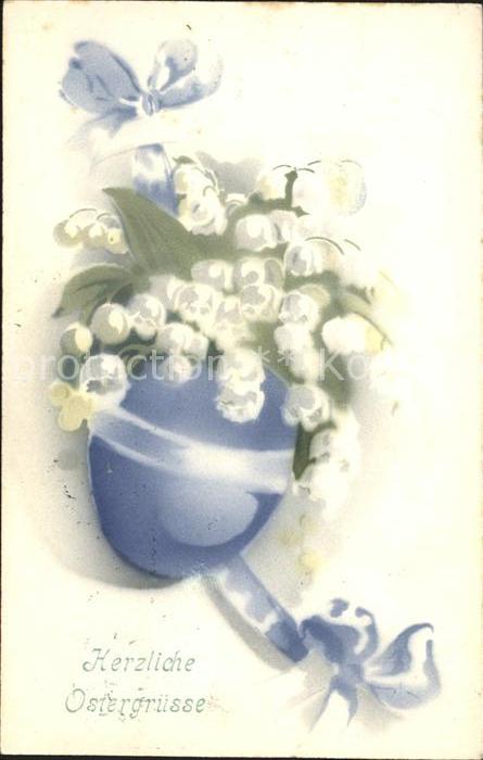 Ostern Easter Paques Osterei Maiglöckchen