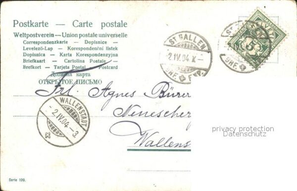 Ostern Easter Paques Osterei Veilchen Gedicht Litho – Bild 2