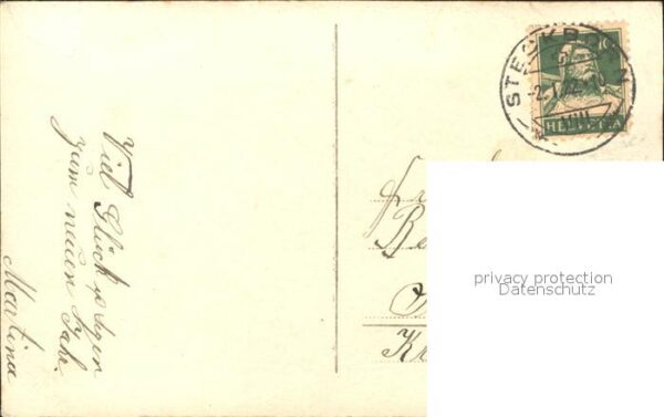 Foto Amag Nr. 62445/4 Neujahr Kind Wintermode Uhr Tan – Bild 2