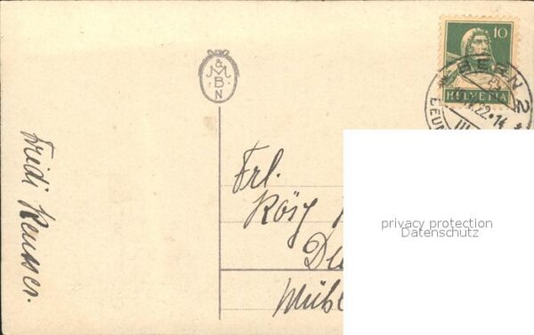 Ostern Easter Paques Weidenkätzchen Hasel Litho – Bild 2