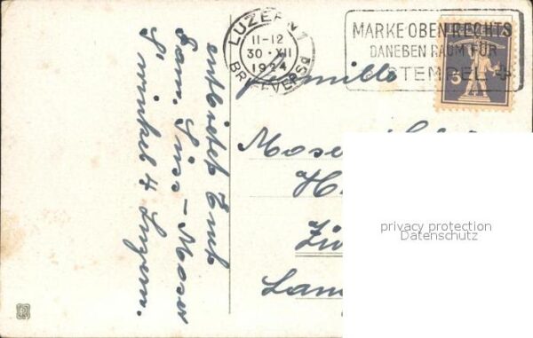 Neujahr Massliebchen Margeriten Litho – Bild 2