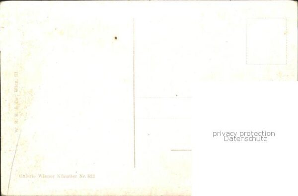 Verlag Galerie Wiener Kuenstler Nr. 822 E. Nowak Interessante Lektüre Bisch – Bild 2