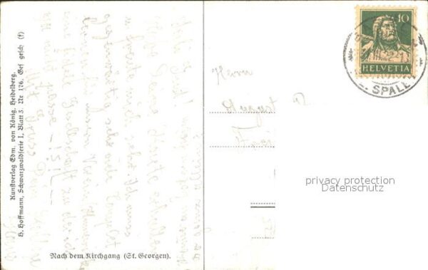 Hoffmann Heinrich Nach dem Kirchgang St. Georgen Nr. 176 – Bild 2