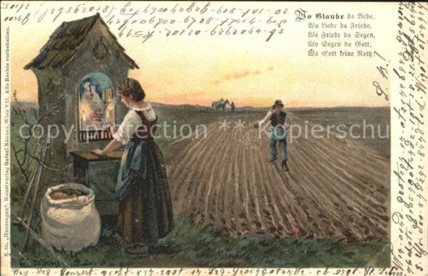 Doecker E. Haussegen Landwirtschaft Acker Marterl