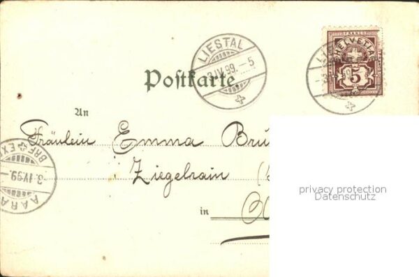Kinder Child Enfants Baum Vögel Litho – Bild 2