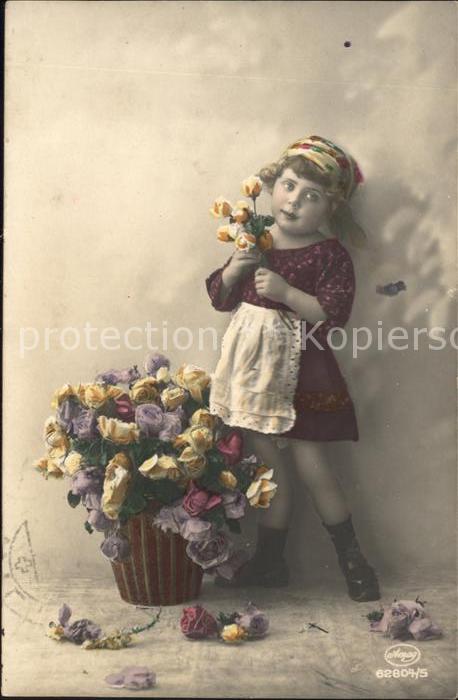 Foto Amag Nr. 62804/5 Kind Rosen