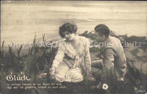 Foto RPH Nr. 5763/1 Glück Paar Poesie