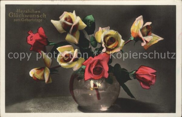 Rosen Glückwunsch Geburtstag Foto-Amag-Nr. 65