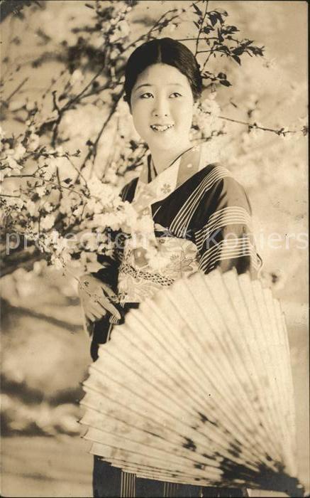 Japan Frau Ölpapierschirm Karakasa Kyo-Wagasa