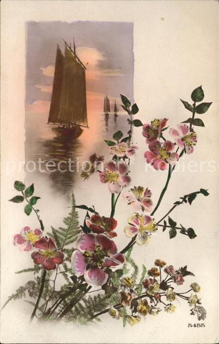 Segelboote Blumen
