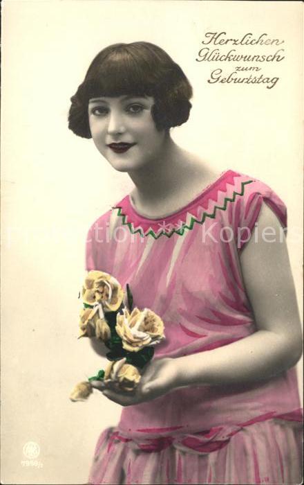 Foto NPG Nr. 7959/1 Geburtstag Frau Rosen
