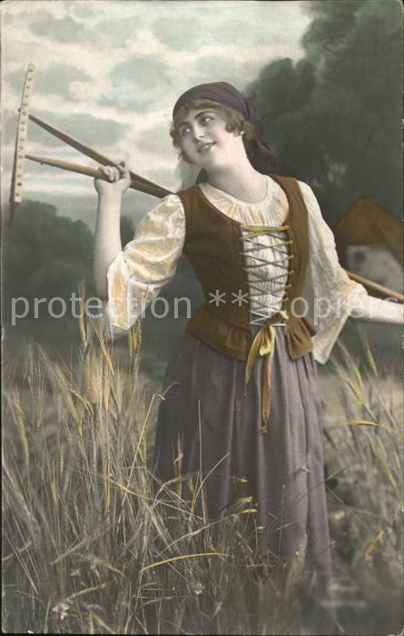 Landwirtschaft Frau Rechen