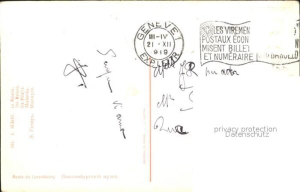 Kuenstlerkarte E. Hebert La Malaria Nr. 1164 – Bild 2