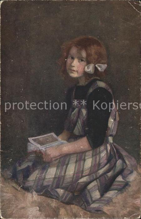 Kuenstlerkarte M. v. Hüllessem Das Töchteralbum Modern