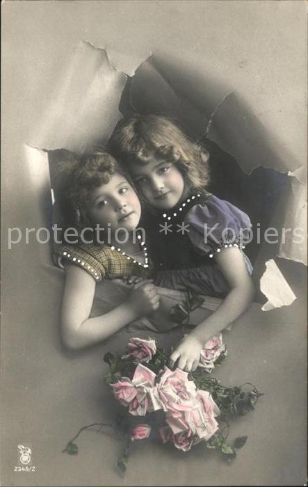 Foto RPH Nr. 2345/2 Kinder Rosen