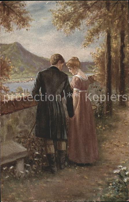 Kuenstlerkarte R. de Witt Gefunden Nr. 222 Moderne Mei