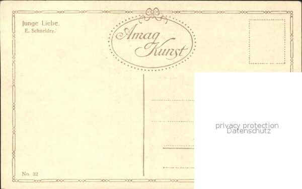 Verlag Amag Nr. 32 E. Schneider Junge Liebe – Bild 2