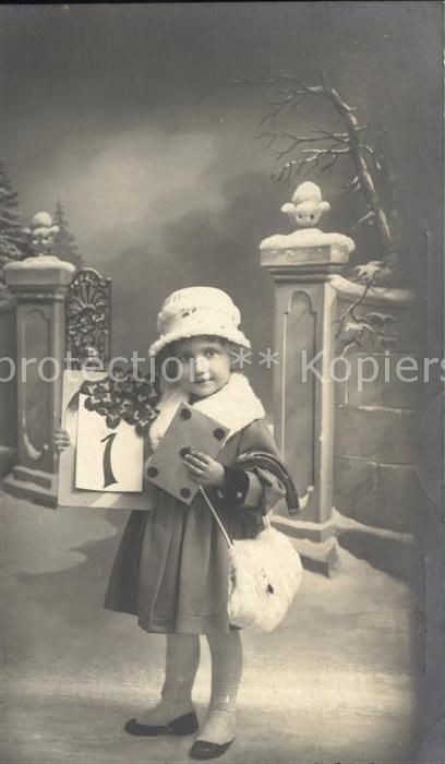 Kinder Child Enfants Wintermode Hufeisen Brief Kleeblätter