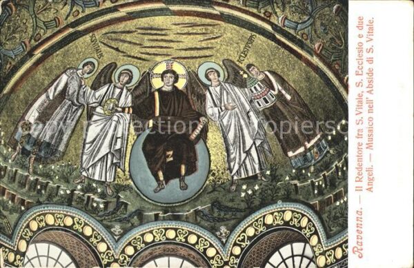 Religion Musaico Abside S. Vitale Redentore S. E