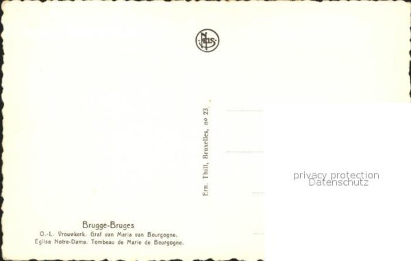 Tod Grabmal Tombeau Marie de Bourgogne Brug – Bild 2