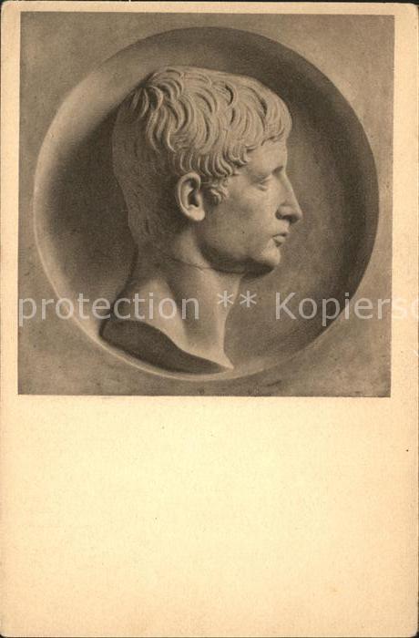 Bildhauerei Steinmetz Relief Augustus Berlin Altes Museum
