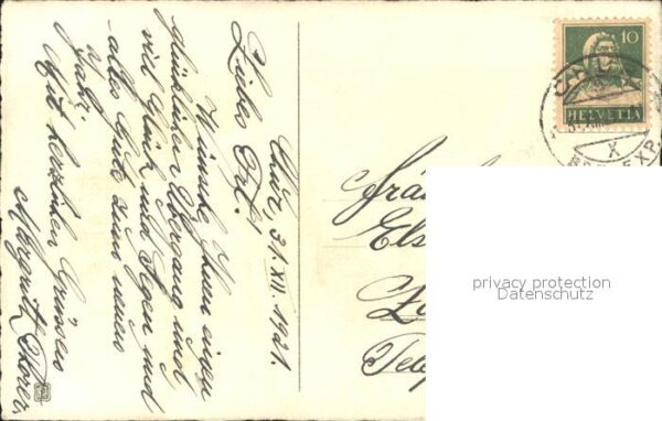 Neujahr Dahlien Litho – Bild 2