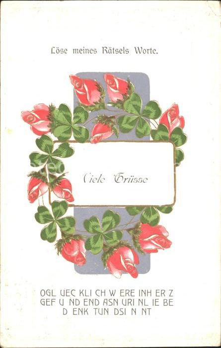 Rosen Kleeblätter Rätsel