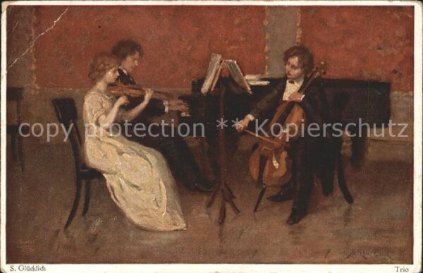 Verlag Primus Nr. 5045 S. Glücklich Trio Cello Geige Klav