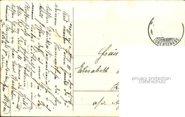 Namenstag Namenskarte Kind Mutter Vergissmeinnicht Litho – Bild 2