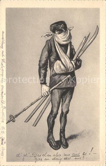 Skifahren Gebirgsjäger