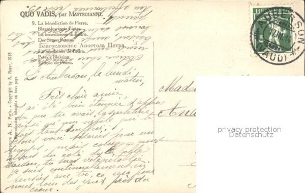 Verlag Noyer (AN Paris) Nr. 276/9 Benediction de Pierre D. Mastroia – Bild 2