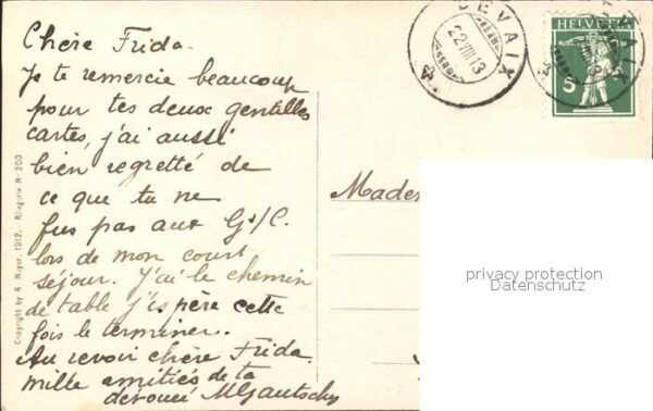 Verlag Noyer (AN Paris) Nr. 200 La Bergere de Domremy D. Mastroiann – Bild 2