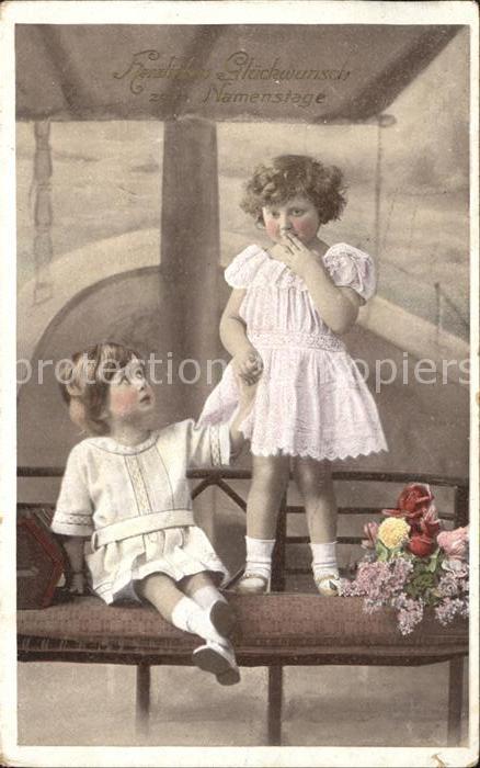 Kinder Child Enfants Blumen Namenstag