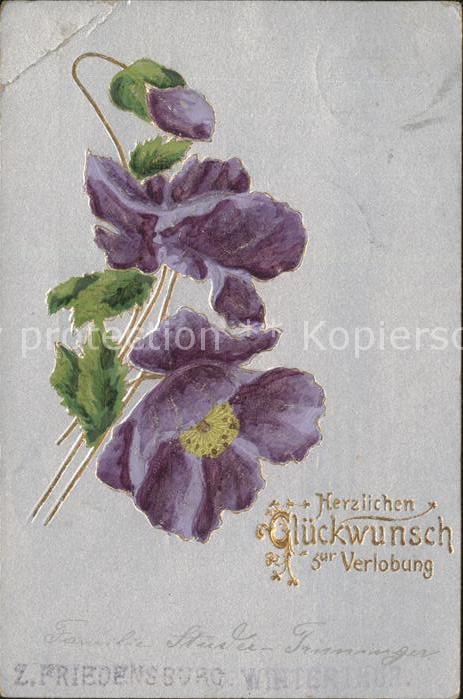 Blumen Glückwunsch Verlobung